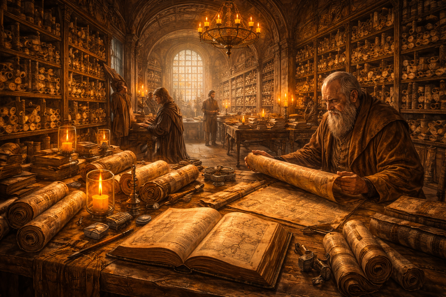 Bibliothek - 750+ Seiten Lore